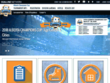 Tablet Screenshot of albertachampionscup.com
